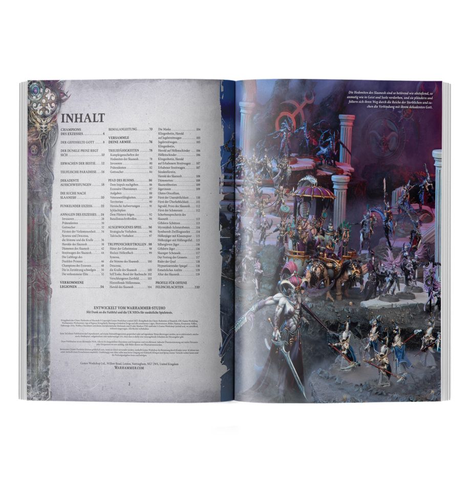 Kriegsbuch: Hedonites of Slaanesh (Deutsch)