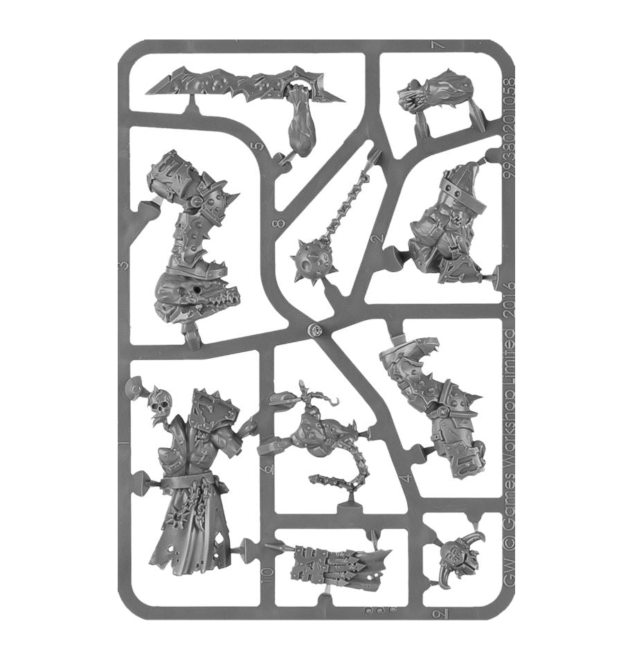 Slaughterpriest mit Hackblade und Wrath-hammer