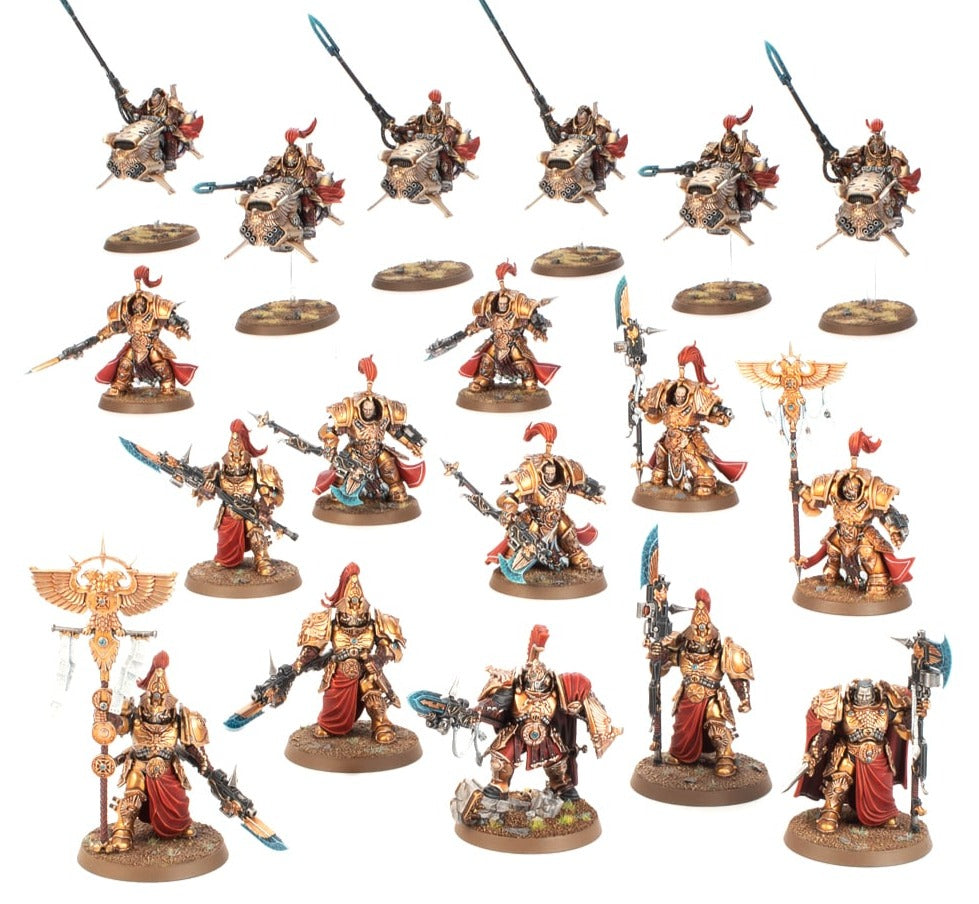 Spezialbox Adeptus Custodes Battleforce: Auric Champions / Goldene Helden