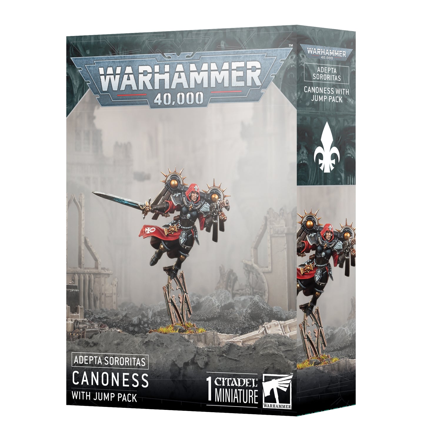 ADEPTA SORORITAS CANONESS WITH JUMP PACK / PRINCIPALIS MIT SPRUNGMODUL