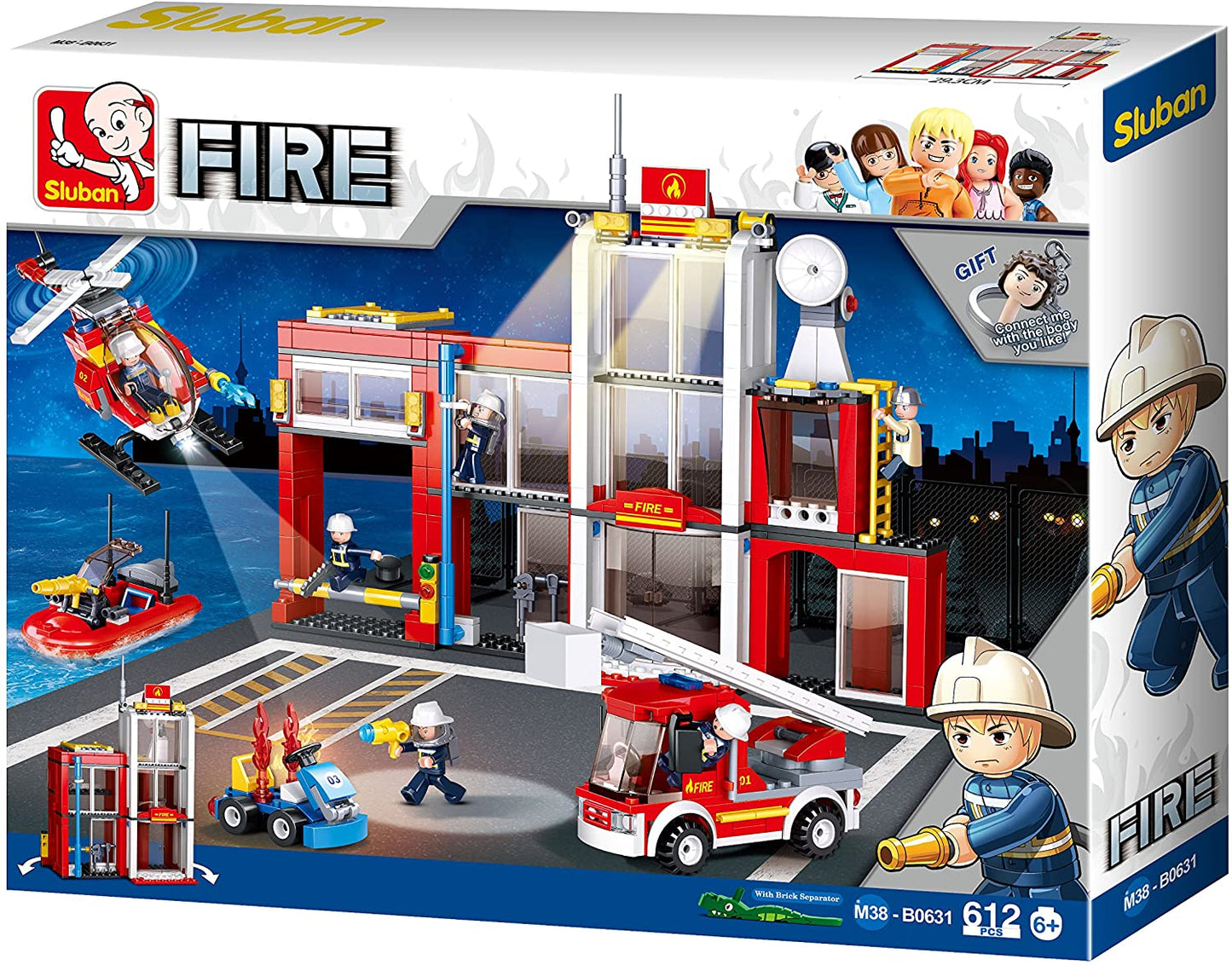 Sluban Fire Station M38-B0631