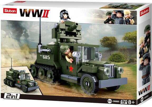 Sluban Alliierter Half Track M38-B0685