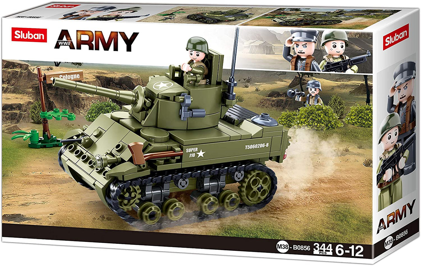 Sluban Allied Light Tank M38-B0856