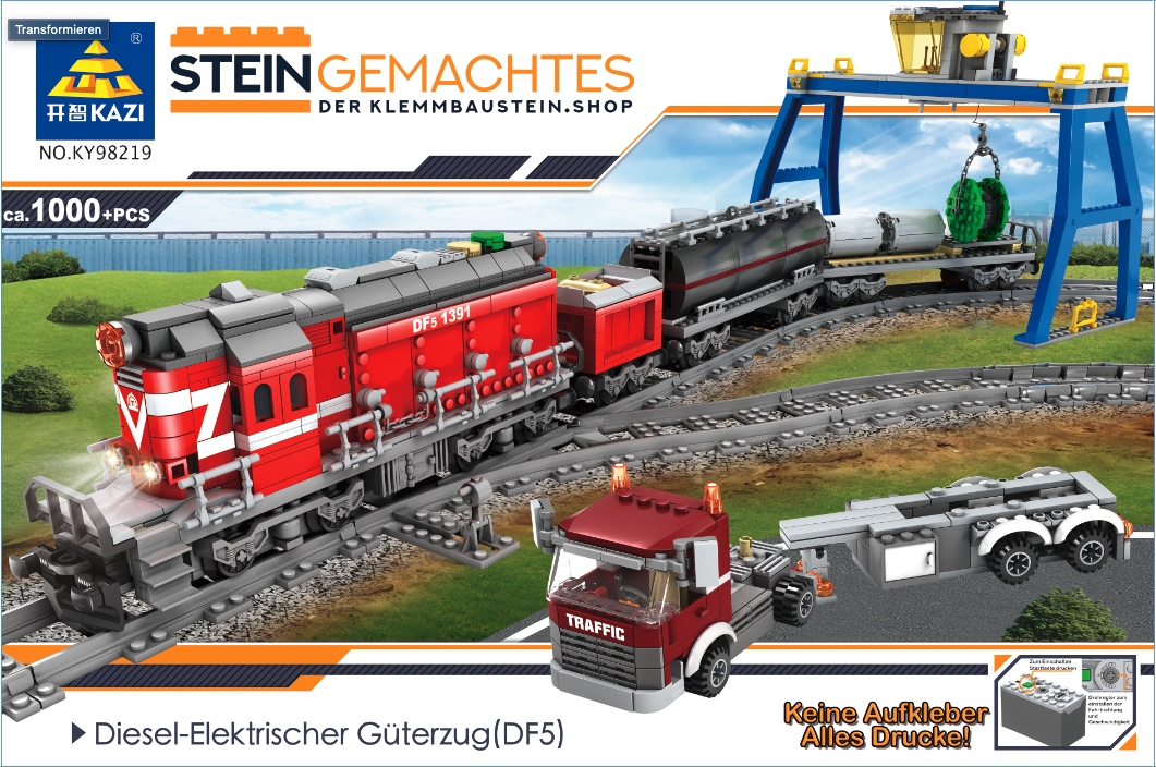 Diesel-Elektrischer Güterzug