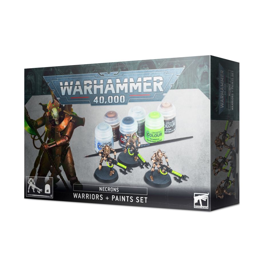 Necrons Warriors + Paints Set