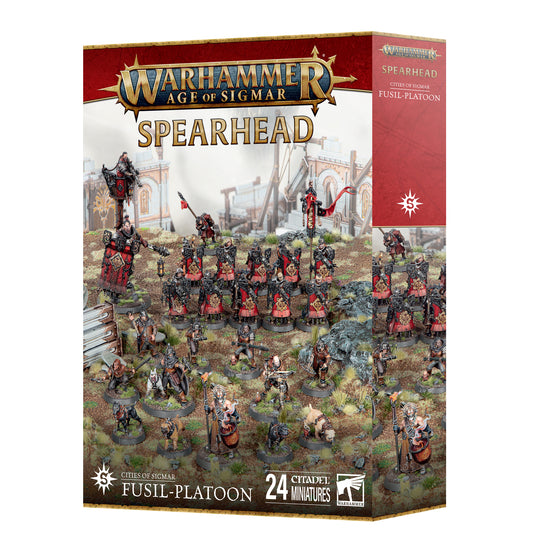 SPEERSPITZE DER STÄDTE SIGMARS: FUSILIERZUG / SPEARHEAD: CITIS OF SIGMAR FUSIL PLATOON