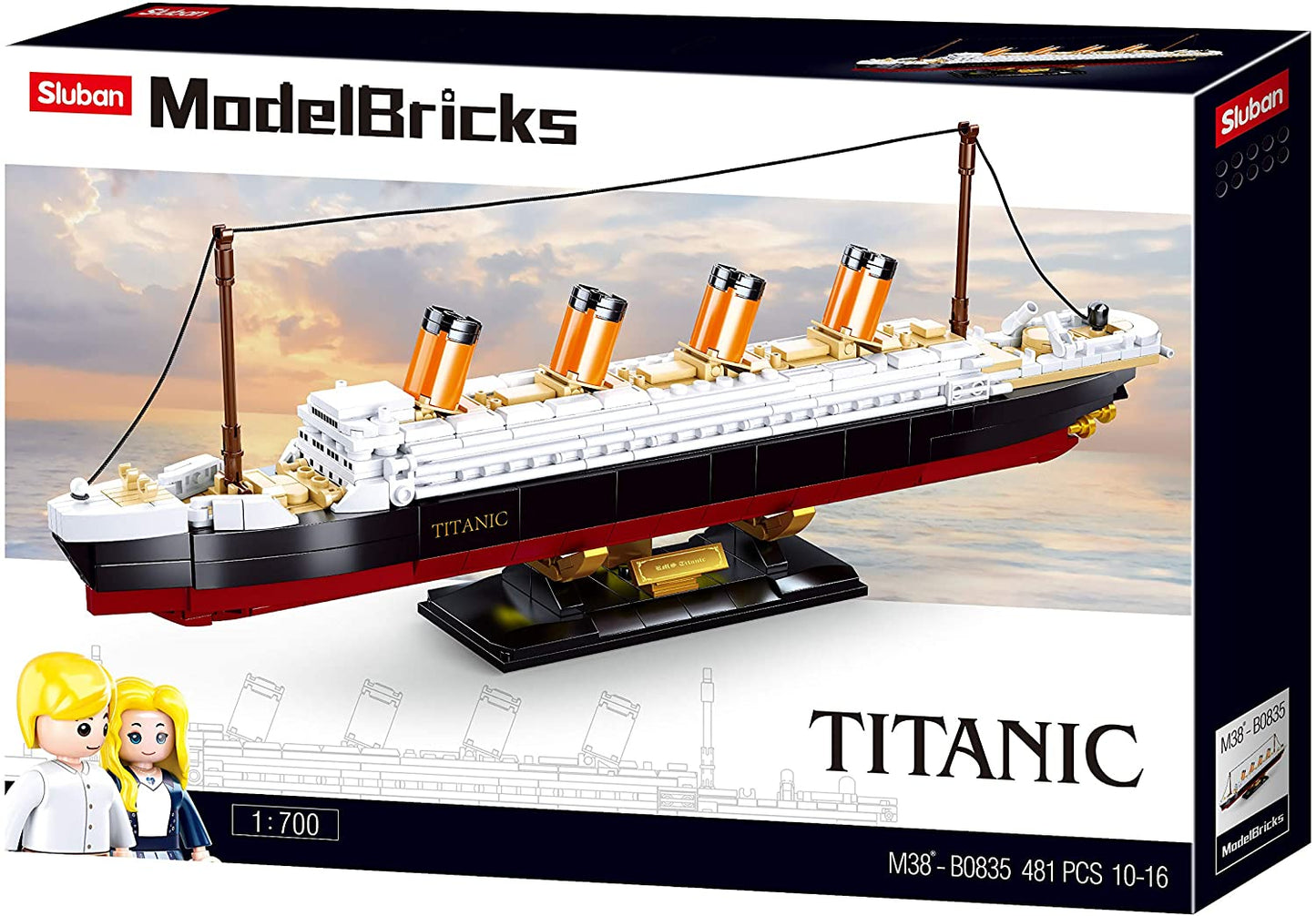 Sluban Titanic - Middle M38-B0835