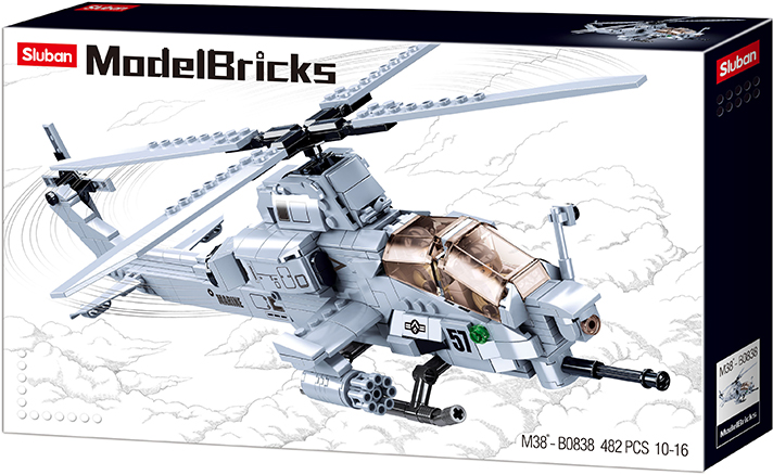 Sluban Attack Helicopter M38-B0838