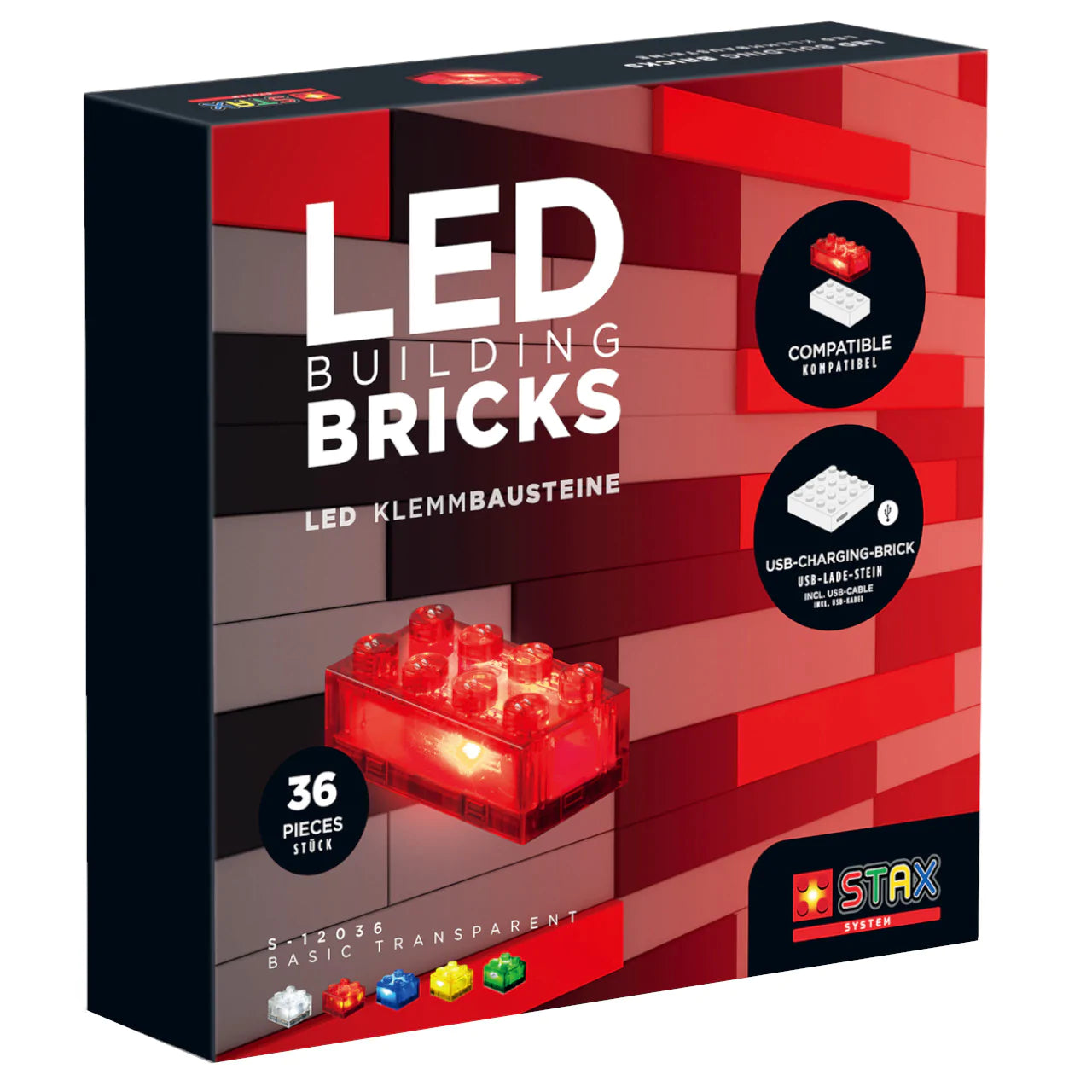 LED Bricks Basic transparent