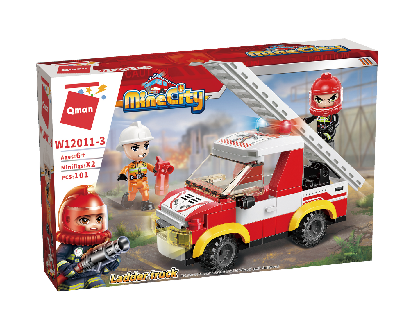 MineCity Feuerwehr Leiterwagen