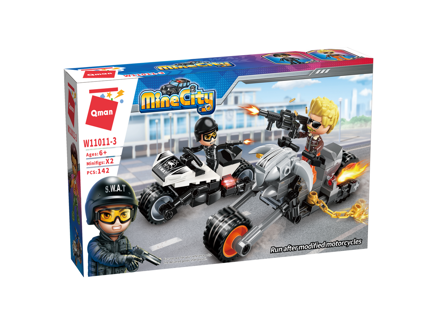 MineCity Motorrad Verfolgung