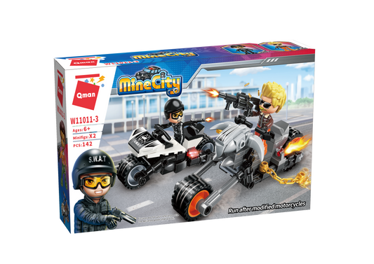 MineCity Motorrad Verfolgung