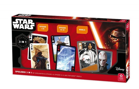 Spielkarten Star Wars Spielebox 3in1